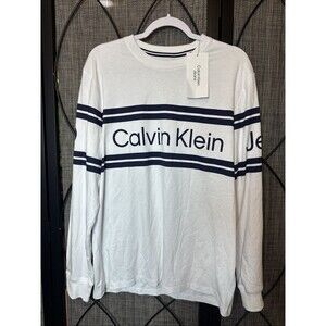 Vintage Calvin Klein Jeans Long Sleeve T Shirt Large Cotton New With Tags